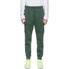 Nike Green Fleece Sportswear Club Cargo Pants