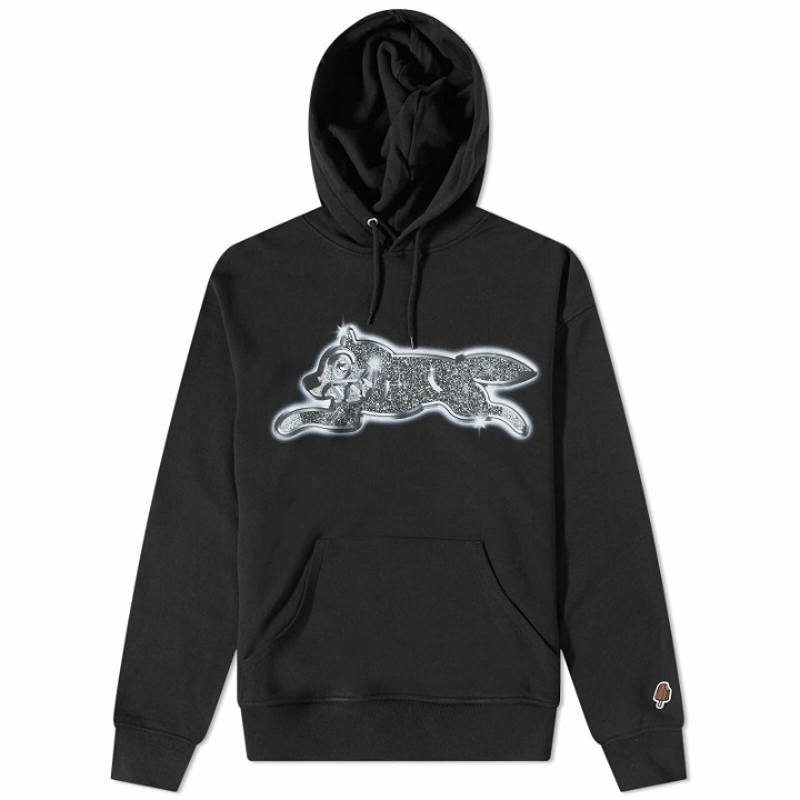 Photo: ICECREAM Men's Iced Out Running Dog Hoodie in Black