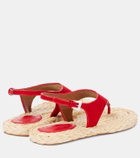 Paris Texas Amalfi suede thong sandals