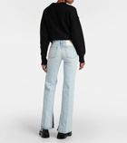 Ami Paris Split-hem flared jeans