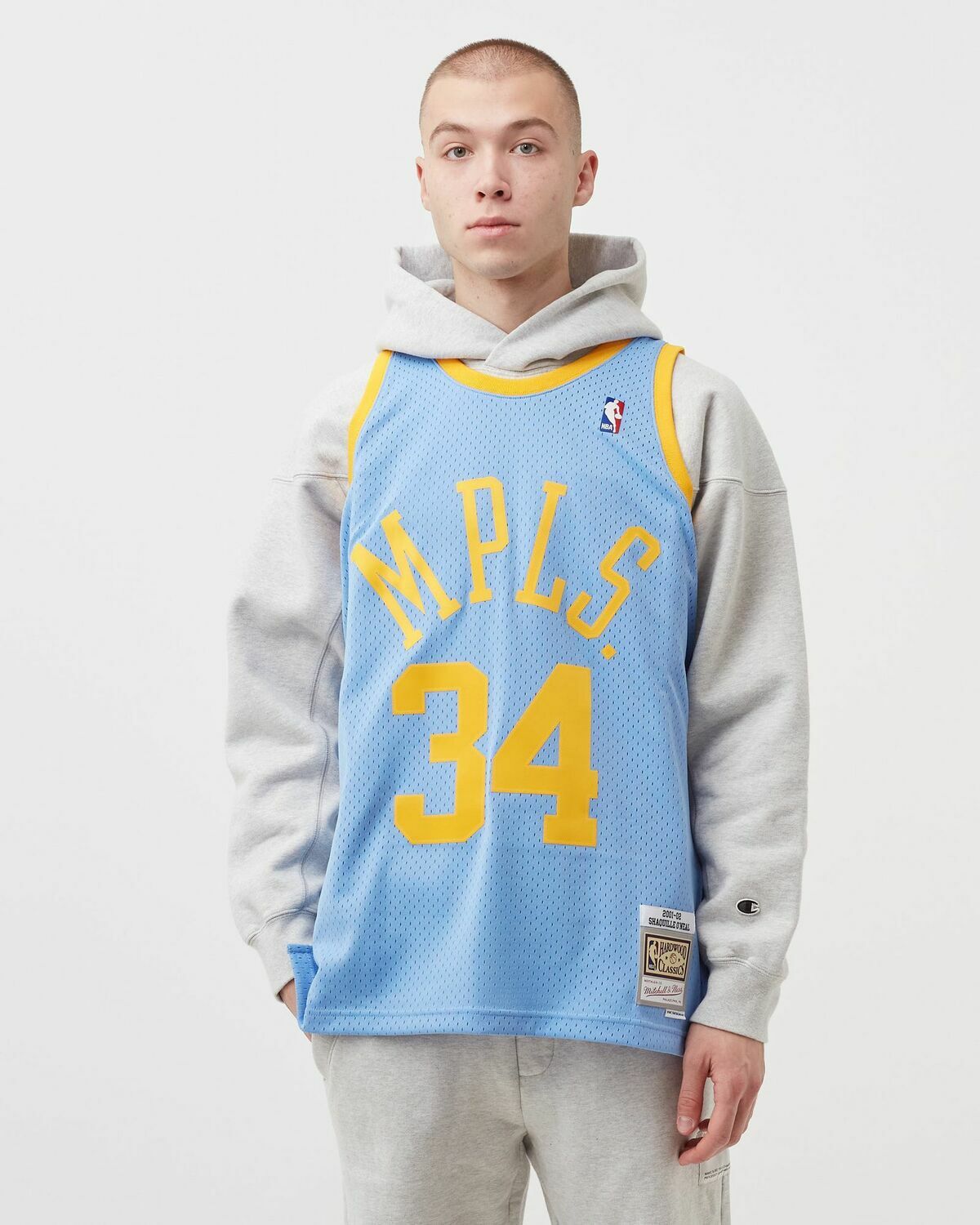 Mitchell & Ness NBA Swingman Jersey Los Angeles Lakers 2001-02 Shaquille O'Neal #34 Blue Men