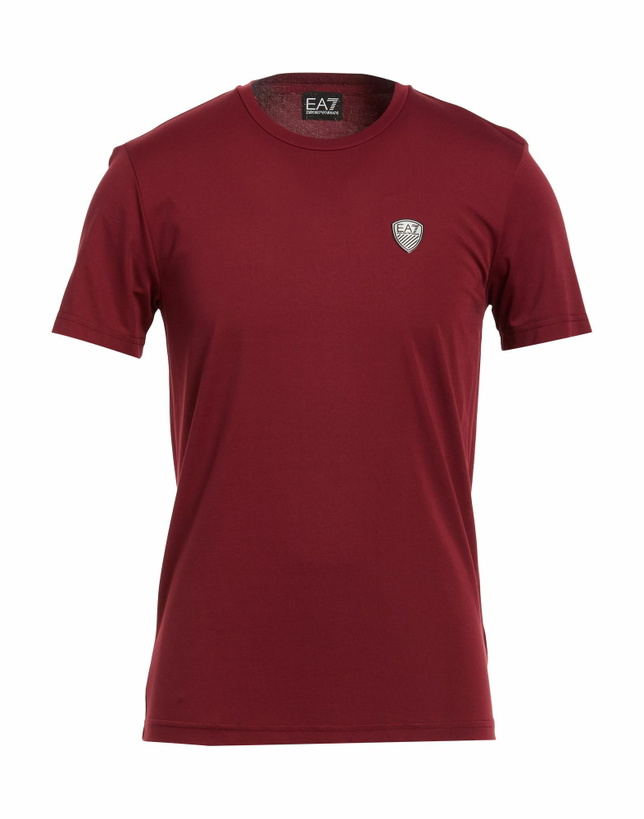 Photo: Ea7 Mens T-shirt Burgundy