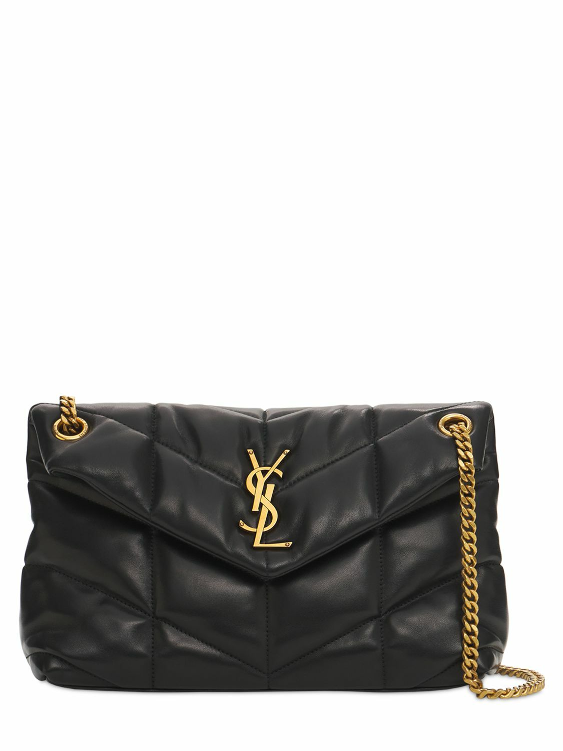 SAINT LAURENT Small Puffer Leather Shoulder Bag Saint Laurent