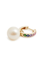 Roxanne First Rainbow 14kt Gold Single Hoop Earring - Multicoloured 1 - One Size