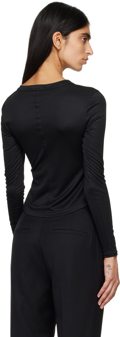 ANINE BING Black Jane Long Sleeve T-Shirt ANINE BING
