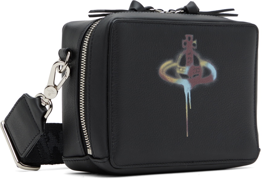 【VIVIENNE WESTWOOD】Melih Crossbody Bag Black Vivienne Westwood Black Melih Camera Bag - Handbags