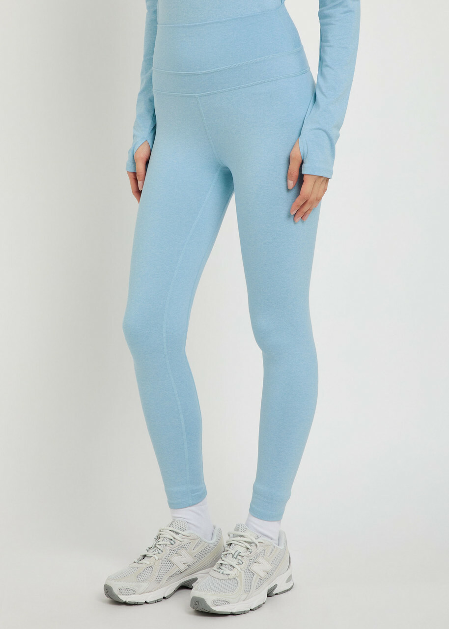 Varley Always Warm Stretch-jersey Leggings Light Blue