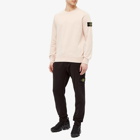 Stone Island Men's Garment Dyed Crew Sweat in Antique Rose