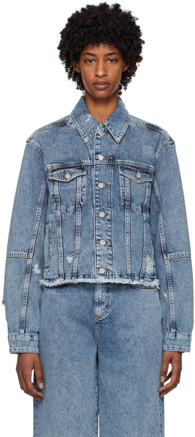 Han Kjobenhavn Blue Short Denim Jacket