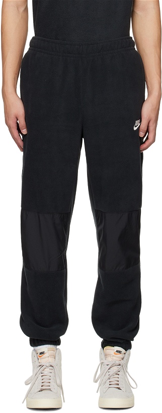 Photo: Nike Black Embroidered Lounge Pants