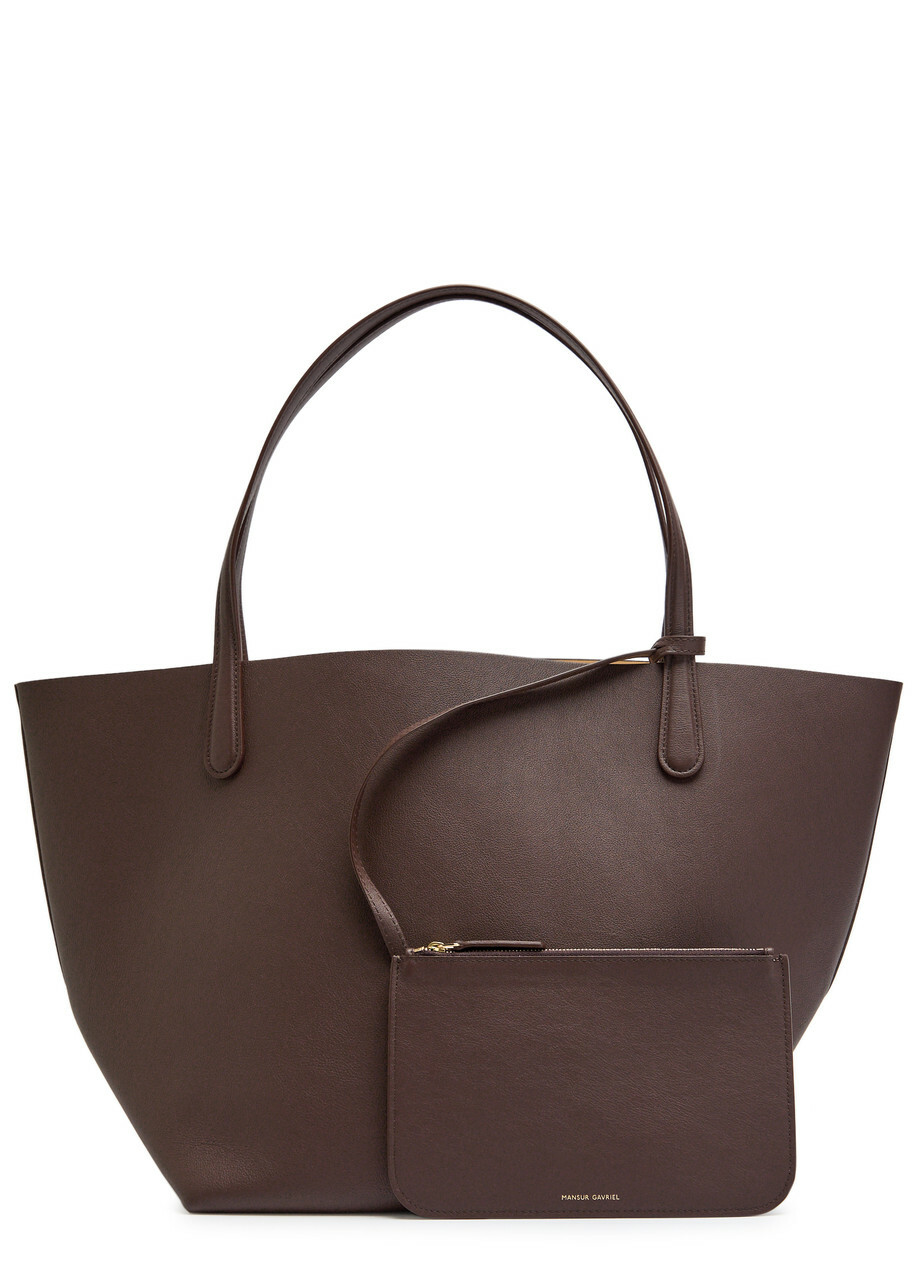Mansur Gavriel Everyday Grained Leather Tote bag - Chocolate - One Size