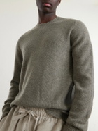 N.PEAL - Oxford Cashmere Sweater - Brown