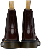 Dr. Martens Burgundy Vegan 1460 Ankle Boots