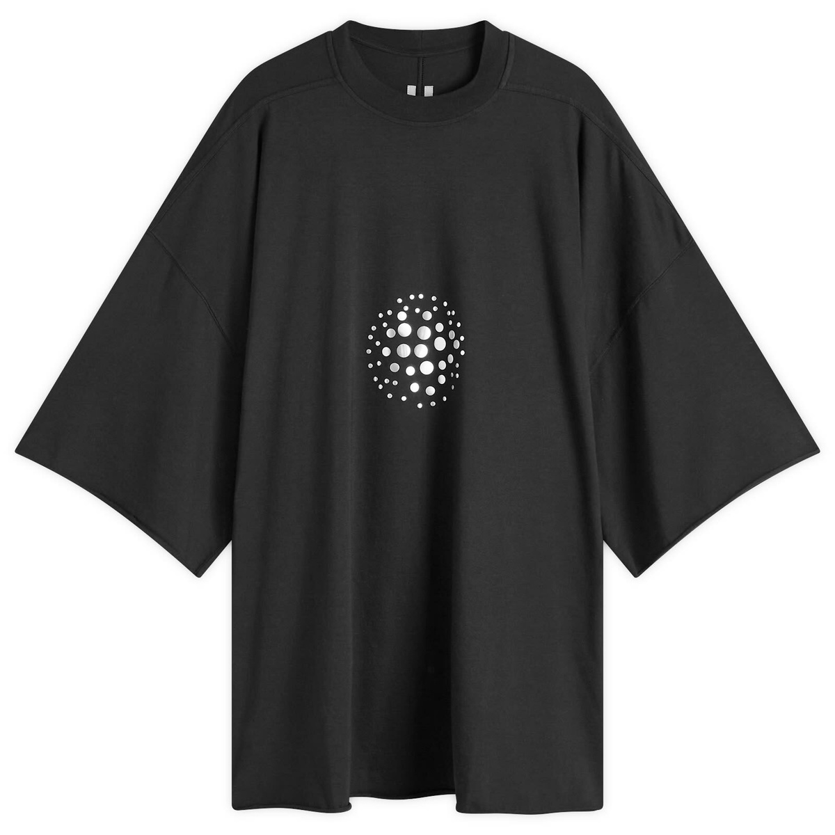 Rick Owens Men's Lunar Tommy T-Shirt in Black Rick Owens