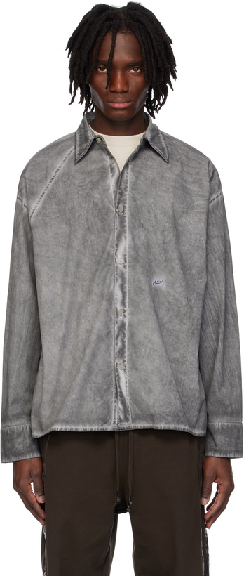 Photo: A-COLD-WALL* Gray Dissect Shirt