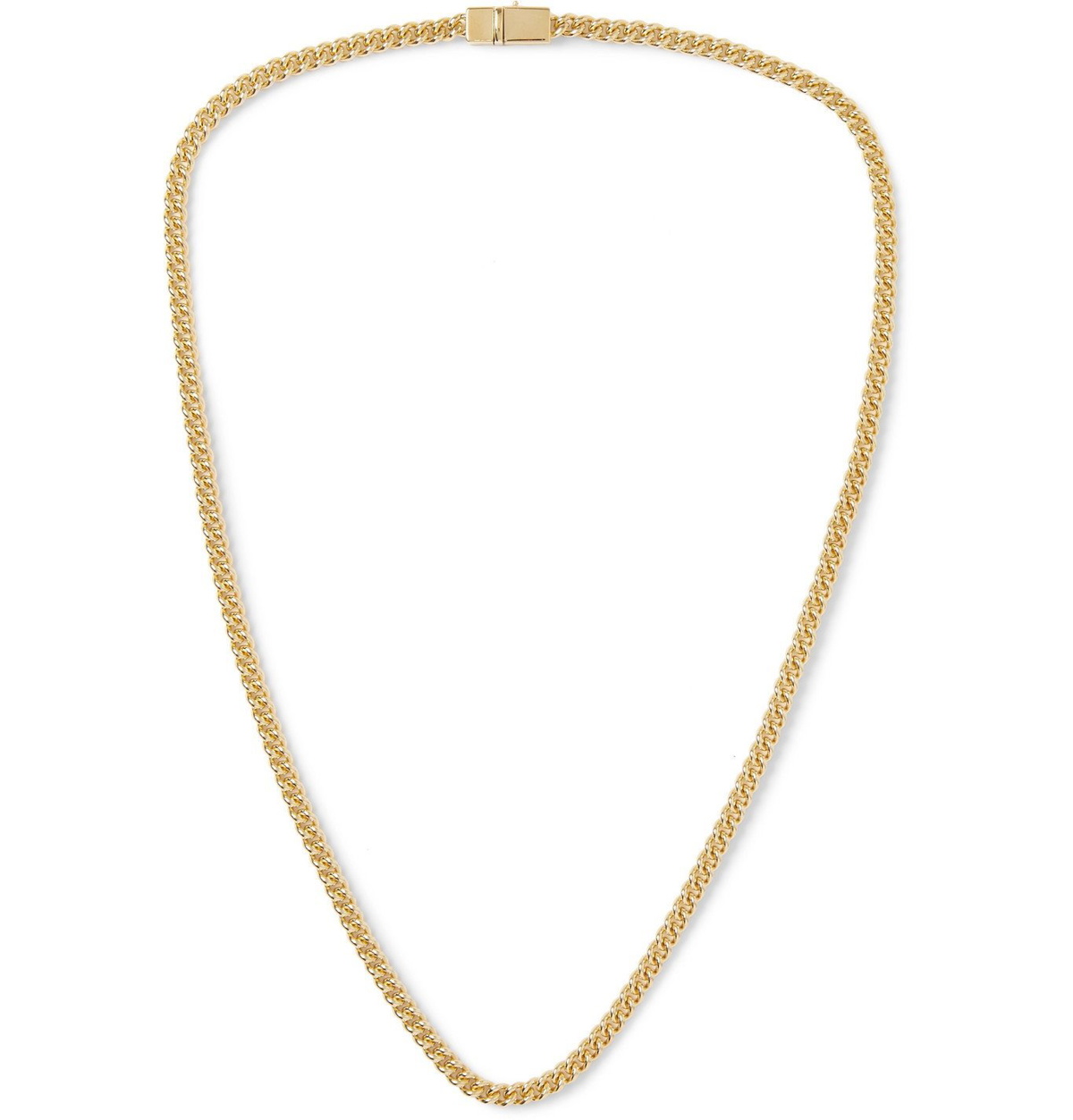 Photo: TOM WOOD - Gold Curb Chain Necklace - Gold