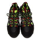 McQ Alexander McQueen Black and Yellow ORBYT Runner Sneakers