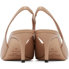 Jimmy Choo Beige Love Sling Back 65 Heels
