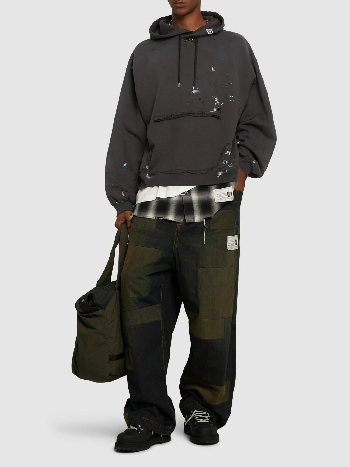 MIHARA YASUHIRO Triple Layered Hoodie Maison MIHARA YASUHIRO