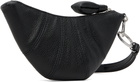 LEMAIRE Black Cross-Body Croissant Coin Pouch
