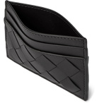 Bottega Veneta - Intrecciato Leather Cardholder - Black