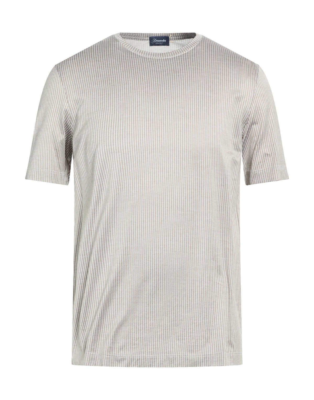 Drumohr Mens T-shirt in Grey