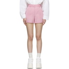 Stella McCartney Pink Wool Tailored Shorts