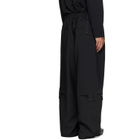 Y-3 Black Sport Uniform Adaptive Length Cargo Pants
