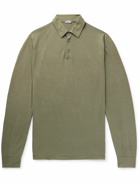 Incotex - Slim-Fit Cotton-Jersey Polo Shirt - Green