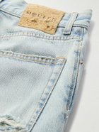 McQueen - Slim-Fit Distressed Jeans - Blue