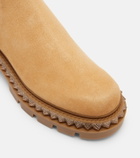 Christian Louboutin St Emilia shearling-trimmed Chelsea boots