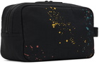 Paul Smith Black Paint Splatter Pouch