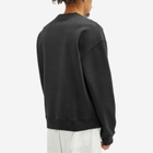 Maison Kitsuné Men's Café Kitsuné Coffee Cup Relaxed Sweatshirt in Black