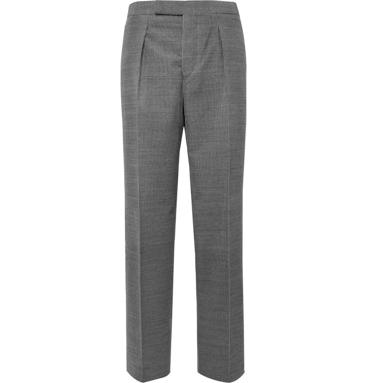 Camoshita - Light-Grey Wool-Blend Corduroy Suit Trousers - Gray Camoshita