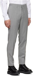 Neil Barrett Gray Polyester Suit