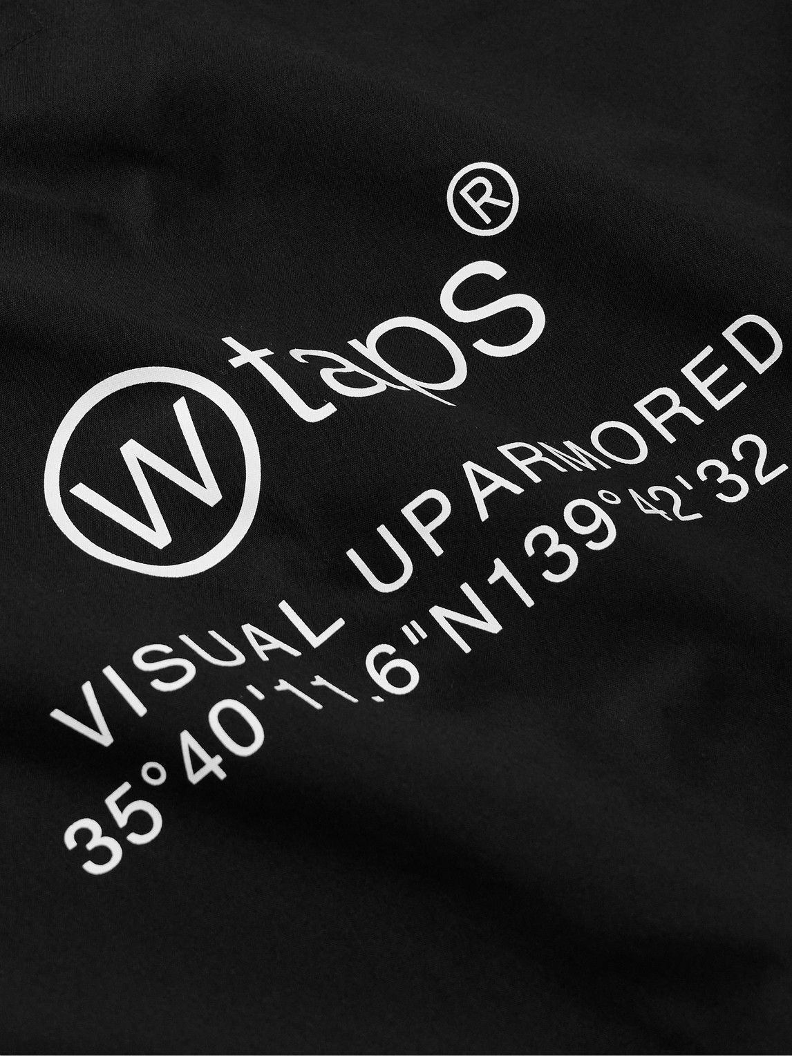 WTAPS - Logo-Print Cotton and Nylon-Blend Shirt - Black WTAPS