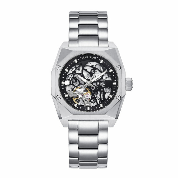 Photo: Heritor Elliott Automatic Black Dial Mens Watch HERHS4006