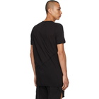 Rick Owens Drkshdw Black Asymmetric Seams Level T-Shirt