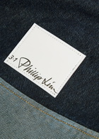 3.1 Phillip Lim Trapeze Denim Mini Dress Indigo