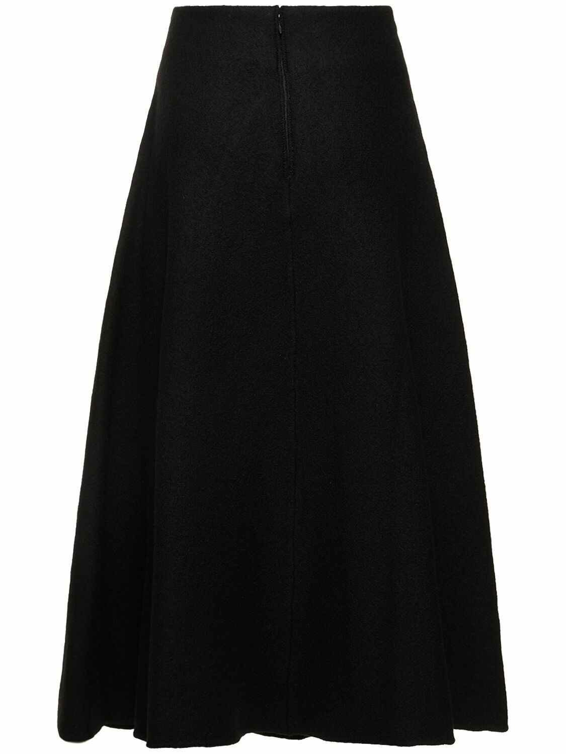 【Jil Sander】Wool skirt Wool midi skirt in grey - Jil Sander | Mytheresa