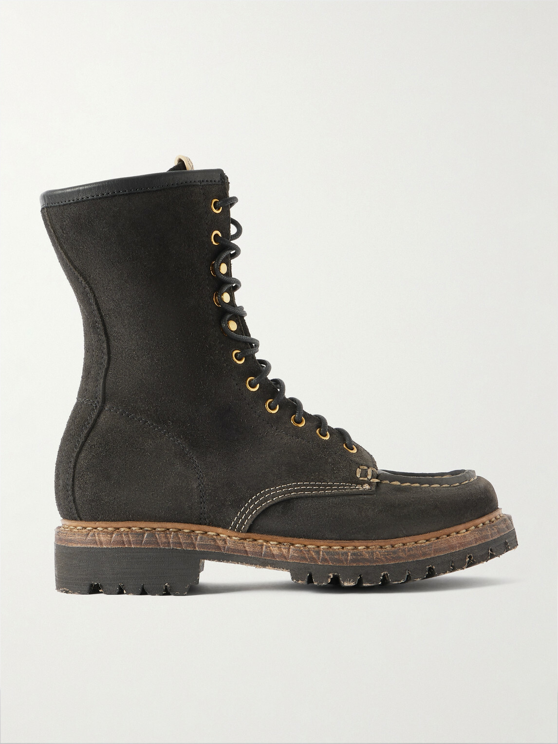 Visvim - Hi-Folk Scout Moc Suede Boots - Black