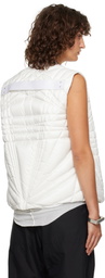 Rick Owens Moncler + Rick Owens Off-White Megapenta Flight Vest
