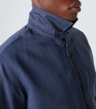 Brioni Linen and cotton blouson jacket
