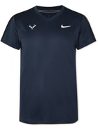 NIKE TENNIS - Rafa Challenger Recycled Dri-FIT Tennis T-Shirt - Blue