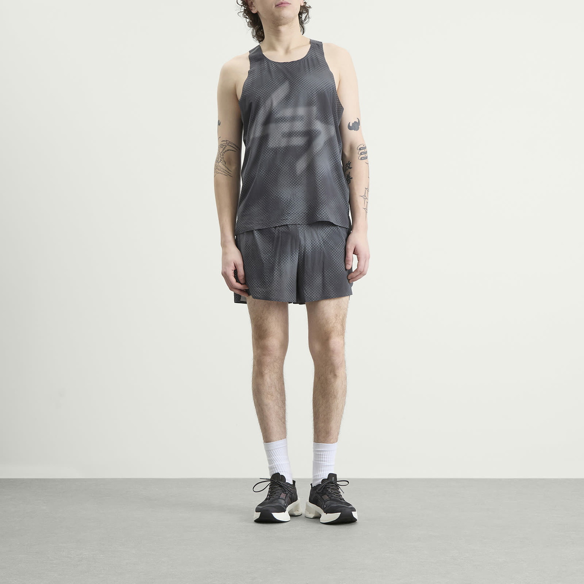 Represent 247 Men's Ultra Singlet in Black Fade Out