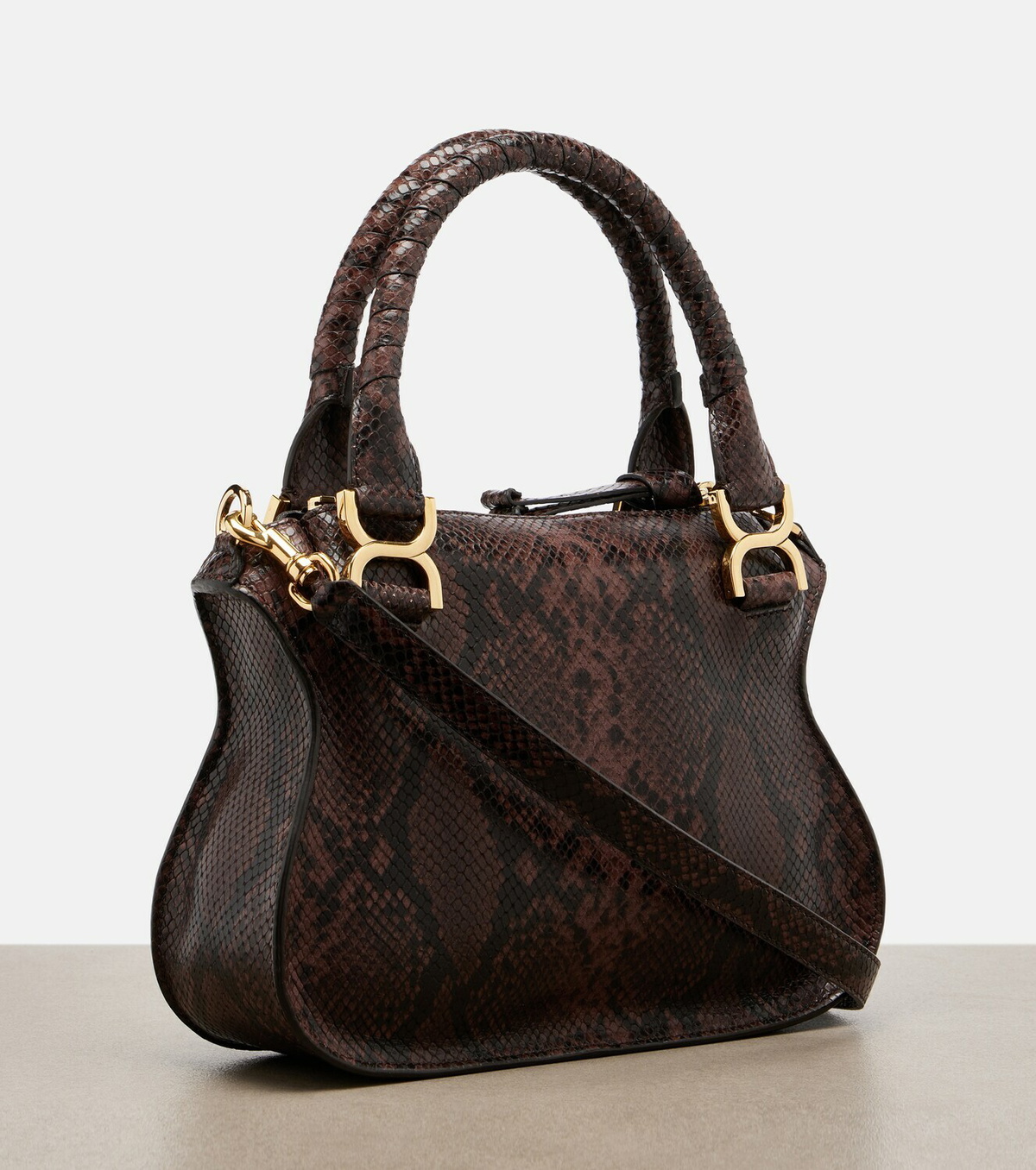 Chloé Marcie Small leather top-handle bag