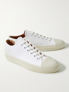 Common Projects - Tournament Low Rubber-Trimmed Canvas Sneakers - White