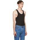 Calvin Klein Underwear Three-Pack Black Ribbed Tank Top