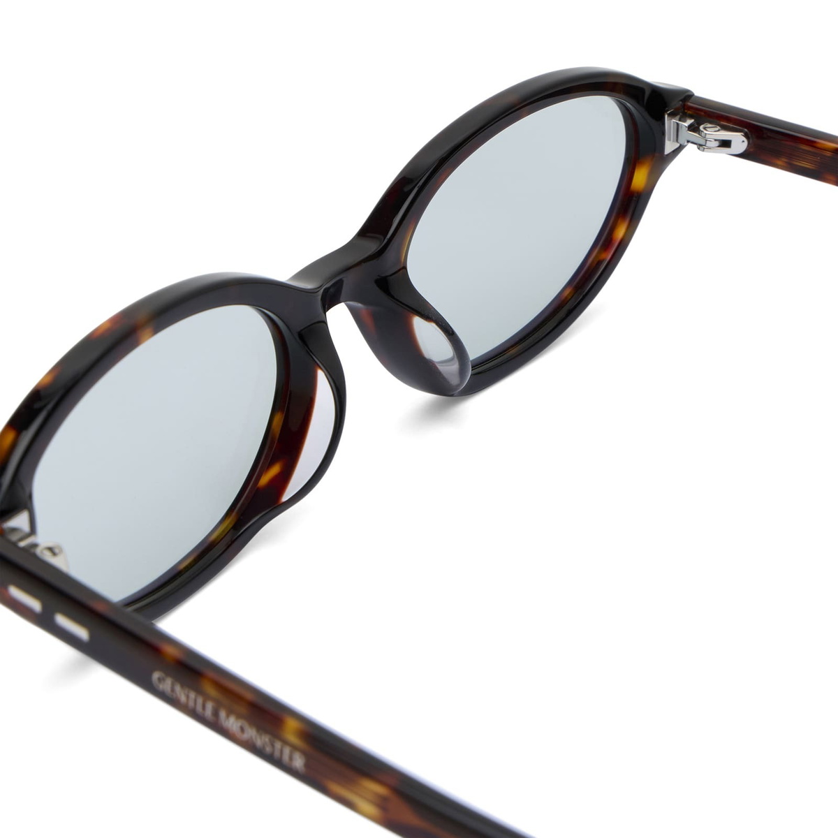 Gentle Monster La Cha Sunglasses in Tortoise/Green 