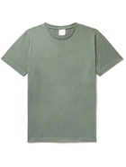 Onia - Garment-Dyed Cotton-Jersey T-Shirt - Green